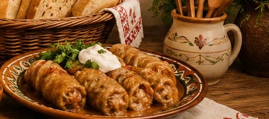Sarmale de casă cu smântână